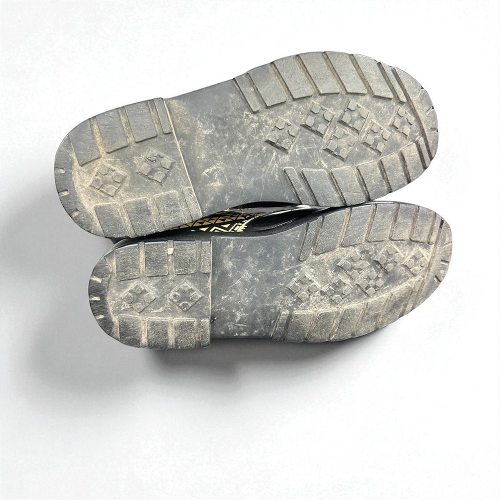 Unisex Tribal Elephant Boots‎ Vegan Friendly PU Leather Lace Up Waterproof M6 F8 - Picture 8 of 9